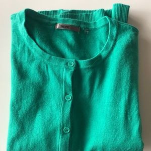 MAK green cardigan